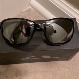 Oakley Cohort prize black polarized sunglasses